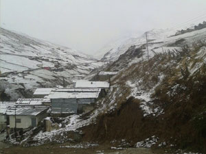 Rize'de kar yağışı