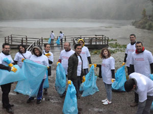 Ulugöl'den 40 KG atık çıktı!
