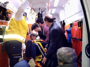 Çığlık çığlığa hastaneye kaldırıldı