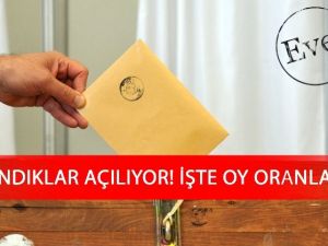 Sandıkların yüzde 97’si açıldı... İşte seçim sonuçları