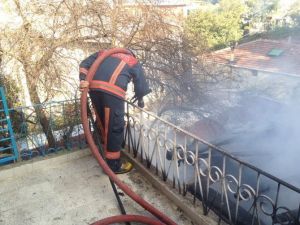 3 gün önce kazada ölen şahsın evi kundaklandı