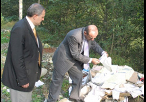 Kendi çöpü ele verdi