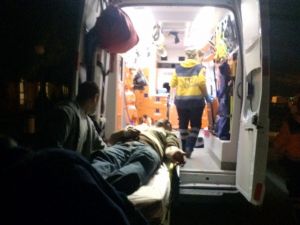 Önce düğünde sonra hastanede...