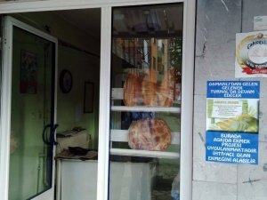 Ekmek almaya gitti ve …