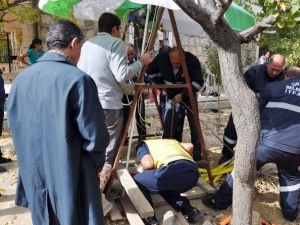 Kendi kazdığı kuyuya düştü