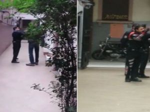 Polis genç üniversiteliyi böyle tokatladı