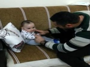 Şehitten geriye bu görüntüler kaldı