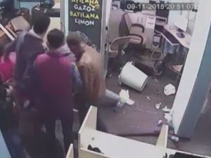 Baltalı kavga kamerada !