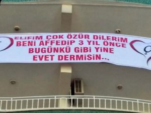 Çılgın aşıktan çılgın özür