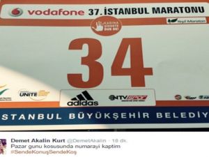 Maratona Demet Akalın da katılıyor