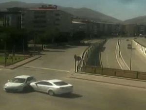 Yüreklerin ağızlara geldiği anlar kamerada !