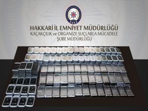 501 adet akıllı cep telefonu ele geçirildi