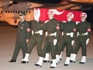 Şehit astsubayın cenazesi memleketinde