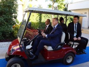 Cumhurbaşkanı Erdoğan "buggy" koltuğunda