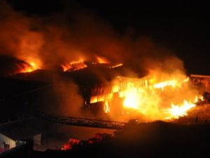 Su dolum tesisi küle döndü