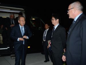 Ban Ki Moon da geldi