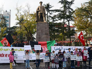 Trabzon'da DAEŞ saldırılarına protesto