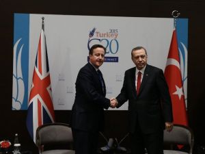 Erdoğan Cameron ile görüştü