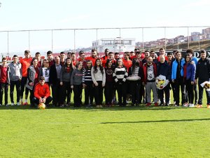 Şampiyonlar Trabzonspor idmanında