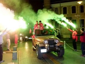 Dünya şampiyonuna görkemli karşılama