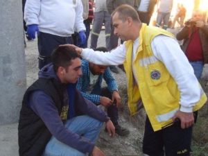 Yük treni iş makinesine çarptı: 1 ölü