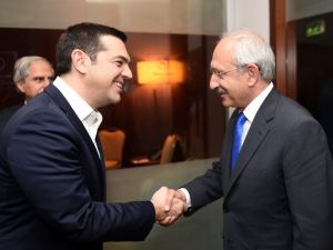 Kılıçdaroğlu, Çipras ile görüştü