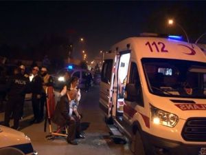 Chipras için güzergah alan polis memuruna taksi çarptı!