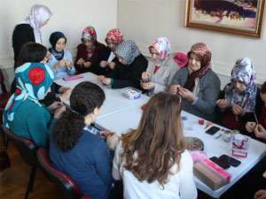 Trabzon'da meslek kursları yoğun ilgi gördü!