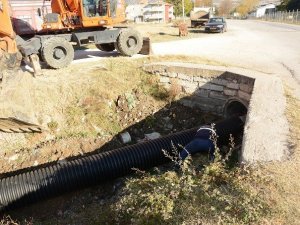 Dinar’da Eski Sulama Kanallarının Üzeri Kapatılıyor