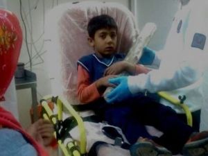 Bu şekilde hastaneye kaldırıldı!