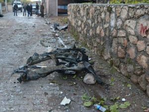 Bomba yüklü araç imha edildi