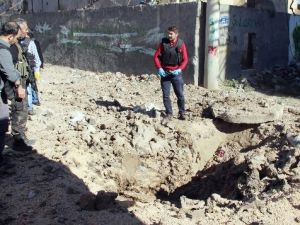 100 hendek kapatıldı, bombalar bir bir patlatıldı