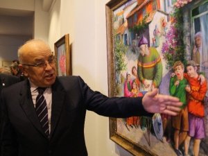 Ressam Çeşmeci’den Resim Sergisi