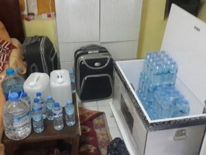 300 litre sahte içki ele geçirildi: 3 gözaltı