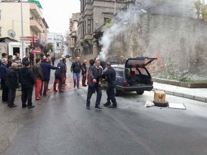 Rus Konsolosluğu önünde panik