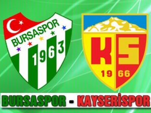 Bursaspor'a bir darbe de Kayserispor'dan