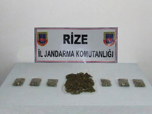 Rize'de silah ve uyuşturucu operasyonu!