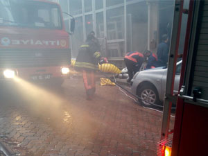 Akçaabat'ta Korkutan yangın!