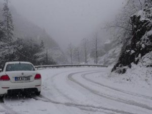 Rize'yi kar vurdu! Yollar kapandı