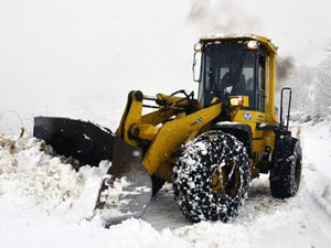 Trabzon'da karla mücadele çalışmaları!