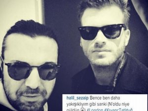 Halil Sezai'den Kıvanç Tatlıtuğ'lu selfie