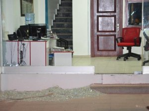 Eski DSP’li başkanın iş yerine silahlı saldırı