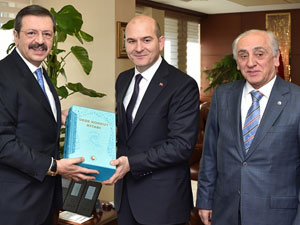 Hisarcıklıoğlu’ndan Bakan Soylu’ya ziyaret