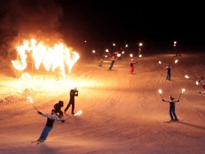 Palandöken’de kayak sezonu böyle açıldı
