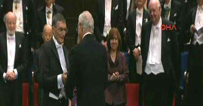 Profesör Aziz Sancar o anda...