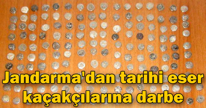 Jandarma'dan tarihi eser kaçakçılarına darbe