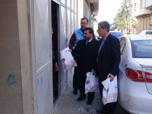 Suriyelilere 25 bin ton et