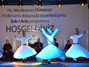 Arsin'de Mevlana gecesi