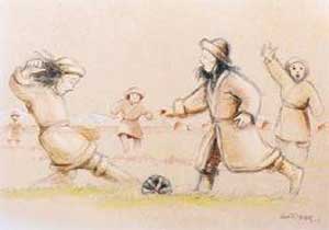 Futbol ata sporumuzmuş