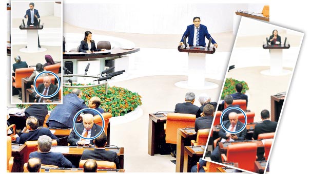 Meclis’te sessiz protesto